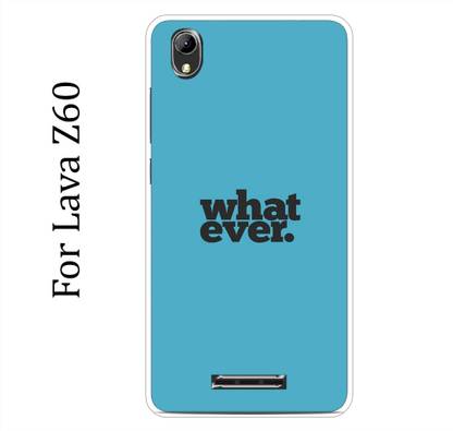 Lava Z60 Silicon Back Cover