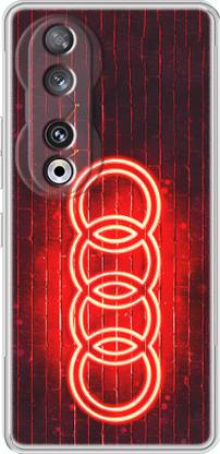 TIKTIK Back Cover for Honor REA-NX9 back cover | Honor 90 5G back cover | Audi Red | KT_65