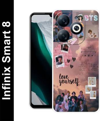 GITCHY Back Cover for Infinix SMART 8, X6525B BTS Army Designer Back Cover
