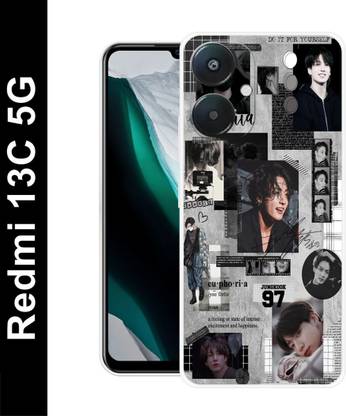 itrusto Back Cover for Redmi 13c 5G BTS army, Jungkook Back Cover