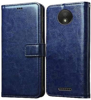 Coverage Flip Cover for Motorola Moto C Plus