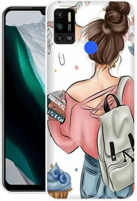 INDIALAND Back Cover for Tecno Spark 6, Tecno Spark 6 Air AIR