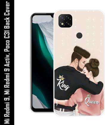 PrintKing Back Cover for Mi Redmi 9, Mi Redmi 9 Activ, Poco C31
