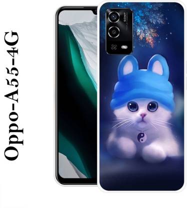 INDIALAND Oppo A55 4G Silicon Back Cover
