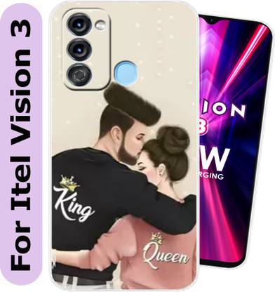 SmartGoldista Back Cover for Itel Vision 3