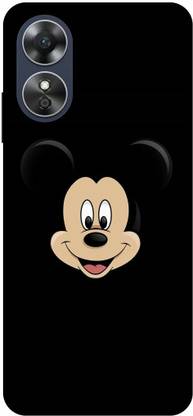 Indus Back Cover for Oppo A17- MICKEY: MOUSE: MINNIE: LOVER