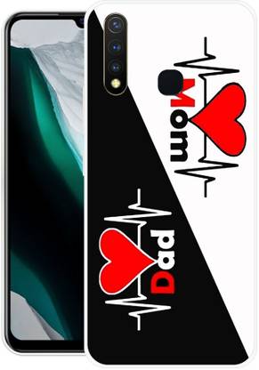 INDIALAND Back Cover for Vivo U20, Vivo Y19