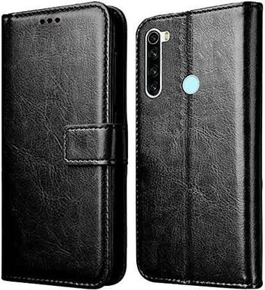 मोबिलव Flip Cover Mi Redmi Note 8 | Leather Finish Inbuit Stand and Pockets With Magnetic Closer के लिए