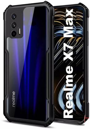 घिल्ली Realme X7 Max 5G, Premium Shockproof Bumper Transparent Drop Protection के लिए