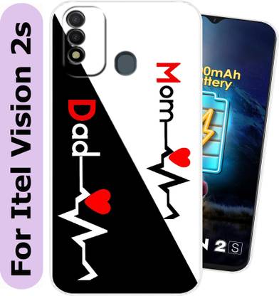 SmartGoldista Back Cover for Itel Vision 2s