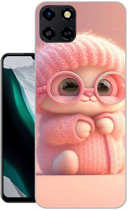 AJM Back Cover for Infinix Smart 6 HD Printed Mobile Cover Cute Teddy Bear design