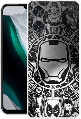 Indus Back Cover for Motorola Edge 50 Fusion, IronMan, Tony, Stark, Face, 202