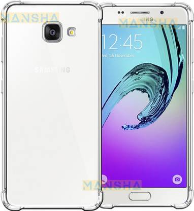 Mansha Back Cover for Samsung Galaxy A5 (2016) Flexible Crystal Clear TPU Ultra Protective transparent