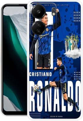 iprinto Back Cover for POCO C65, MZB0G8OIN Ronaldo 7 Printed Back Cover