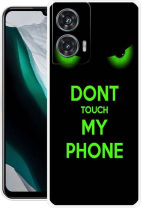 Indus Back Cover for Motorola Edge 50 Fusion, Don't Touch My Phone, Angry, 165