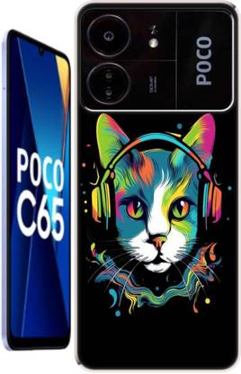 Auqueno Back Cover for Poco C65 Back cover 3137
