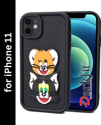 DARKFIT Back Cover for Apple iPhone 11, 3D Tom & Jerry Design Case