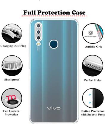 Coverage Back Cover for Vivo V1901 / Y15 / Y17 / Y12