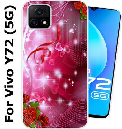 SmartGoldista Back Cover for Vivo Y72 (5G)