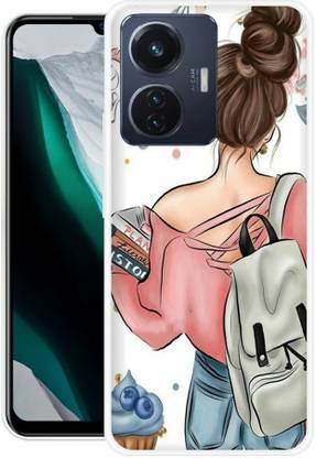 KUDI Back Cover for Vivo T1 44W, iQoo Z6 44W