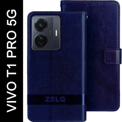 Zelq Flip Cover for vivo T1 Pro 5G