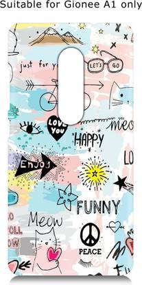 Smutty Back Cover for Gionee A1