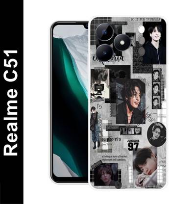 itrusto Back Cover for realme C51, Realme C51, RMX3830 BTS army, Jungkook Back Cover