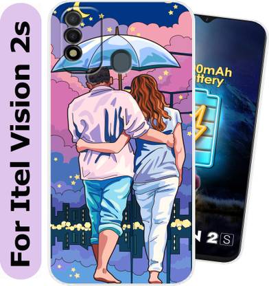 SmartGoldista Back Cover for Itel Vision 2s