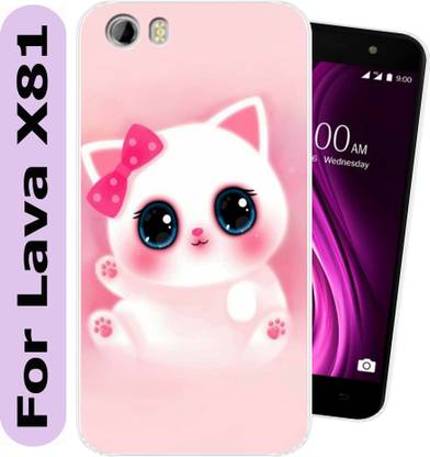 SmartGoldista Back Cover for Lava X81 4G