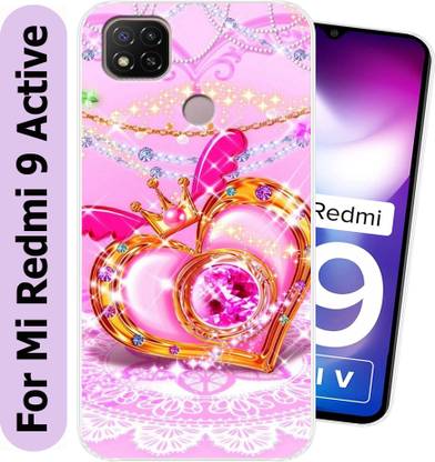 SmartGoldista Back Cover for Mi Redmi 9 Active