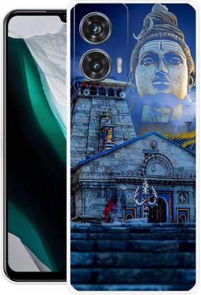 Indus Back Cover for Motorola Edge 50 Fusion, Kedarnath, Tempal, Mahadev, Shankar, Bhagwan, 493