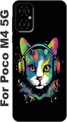 Auqueno Back Cover for Poco M4 5G Back cover 3137