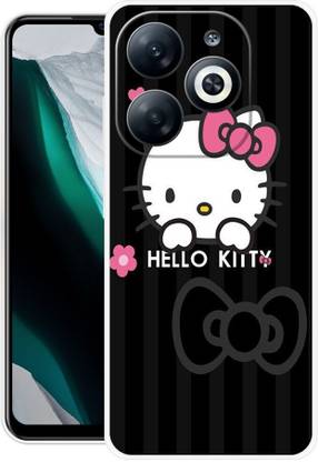 iprinto Back Cover for Infinix SMART 8, X6525B Hello Kitty Printed Back Cover