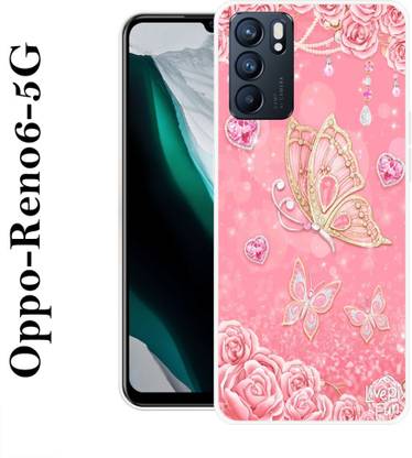 INDIALAND Oppo Reno6 5G Silicon Back Cover