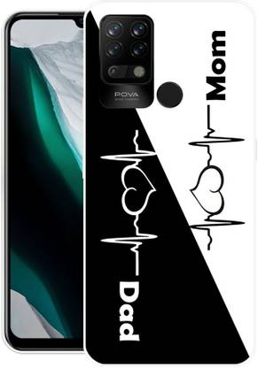 REALKING Back Cover for Tecno Pova