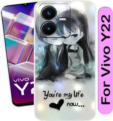 SmartGoldista Back Cover for Vivo Y22