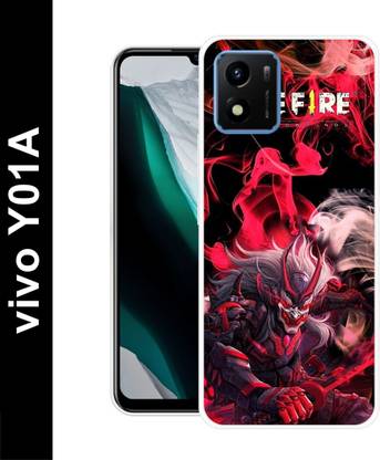 icusto Back Cover for vivo Y01A, vivo v2166 Free Fire Back cover