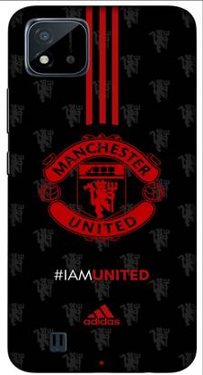 Realme C20,Realme C11 2021 Menchester United Back Cover Plastic Back Cover