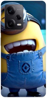 DIKRO Back Cover for REDMI Note 12 Pro 5G, YELLOW, MINIONS, CARTOON, FUNNY