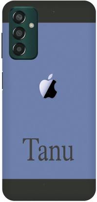 COVERJET Back Cover for Samsung Galaxy F13-APPLE- LOGO- TANU- NAME- PATTERN