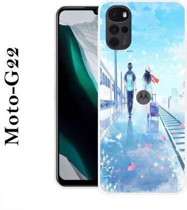 INDIALAND Motorola Moto G22 Silicon Back Cover
