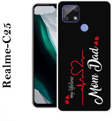 LOVETHINK Realme C25 Silicon Back Cover