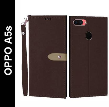 Krofty Flip Cover for OPPO A5s