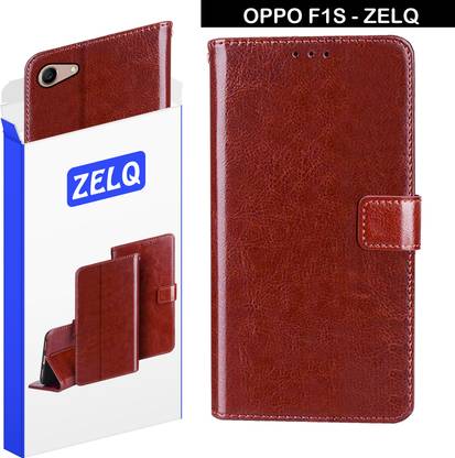 Zelq Flip Cover for Oppo F1s