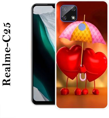 LOVETHINK Realme C25 Silicon Back Cover
