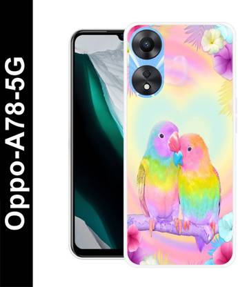 Bluvver Back Cover for Oppo A78 5G, CPH2497 too beautiful Sparrow back cover