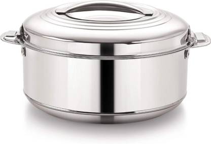 Silvester Deluxe Stainless Steel Vegitable,Biryani & Chapati Serving Casserole With Lid Serve Casserole