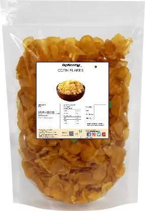 APLENTY by Aplenty Raw Cornflakes | Breakfast Cereal/Maize Poha | Ready to Fry Corn Flakes Pouch