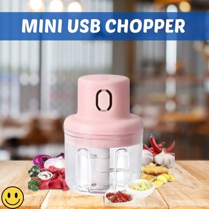 SACRO Electric Chopper, Rechargeable Chopper for Kitchen Vegetable & Onion GarlicC483 Electric Vegetable & Fruit Chopper
