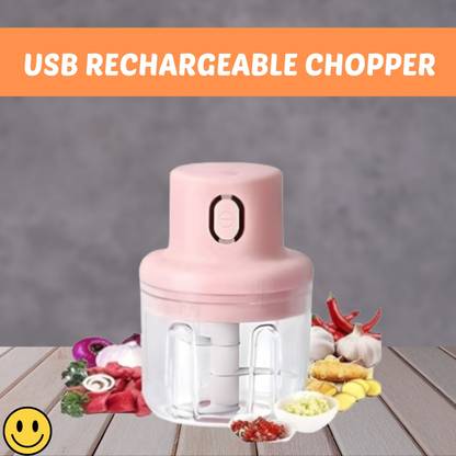 FRONY Electric Chopper, Rechargeable Chopper for Kitchen Vegetable & Onion GarlicA67 Electric Vegetable & Fruit Chopper